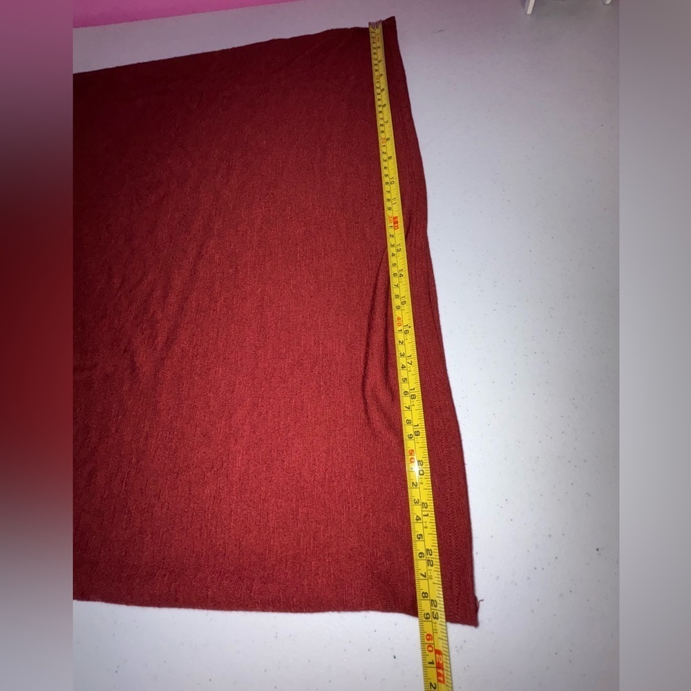 Sonoma Red Midi Dress with Detailed Trim - Picture 5 of 6